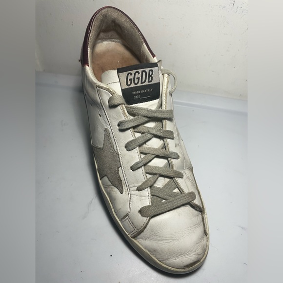 GOLDEN GOOSE súper star white Cherry sz 39 - Picture 7 of 15